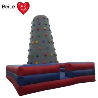 8m or customized comercial inflatable rock climbing wall climbing mountain inflatable floating climbing for adult