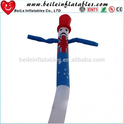 Factory price hot sales Union jack costumes inflatable sky dancer