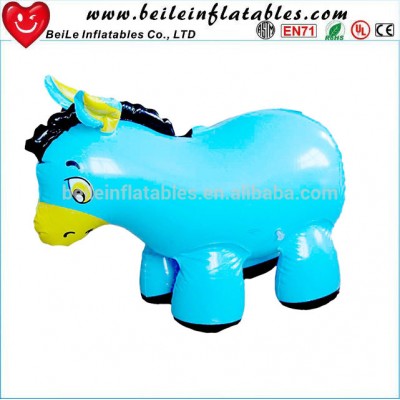 Children play toy pitching target inflatable donkey