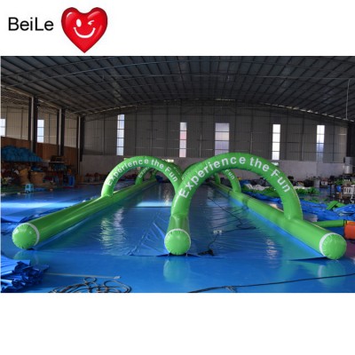 2019 Customized PVC tarpaulin inflatable screamer water slide  for kids and adults