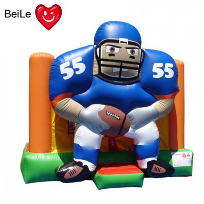 Football house inflatable bouncing castle and soccer bouncing house jumping playground for sport