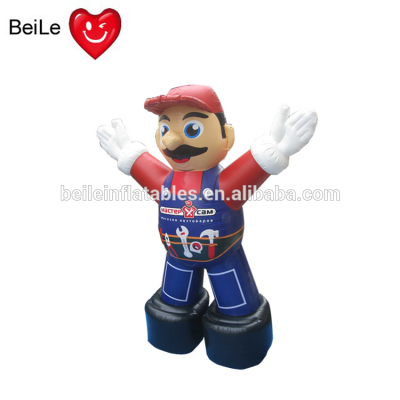 Inflatable super mario figure for promotion